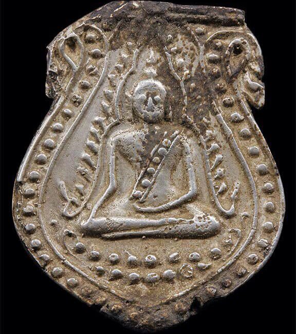 หรียญหล่อพระพุทธชินราช วัดทองนพคุณ เนื้อเงินปี2463 กรุงเทพ.